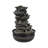 Castulo Handcrafted Indoor Outdoor Weather Resistant Table Top Fountain with Lights