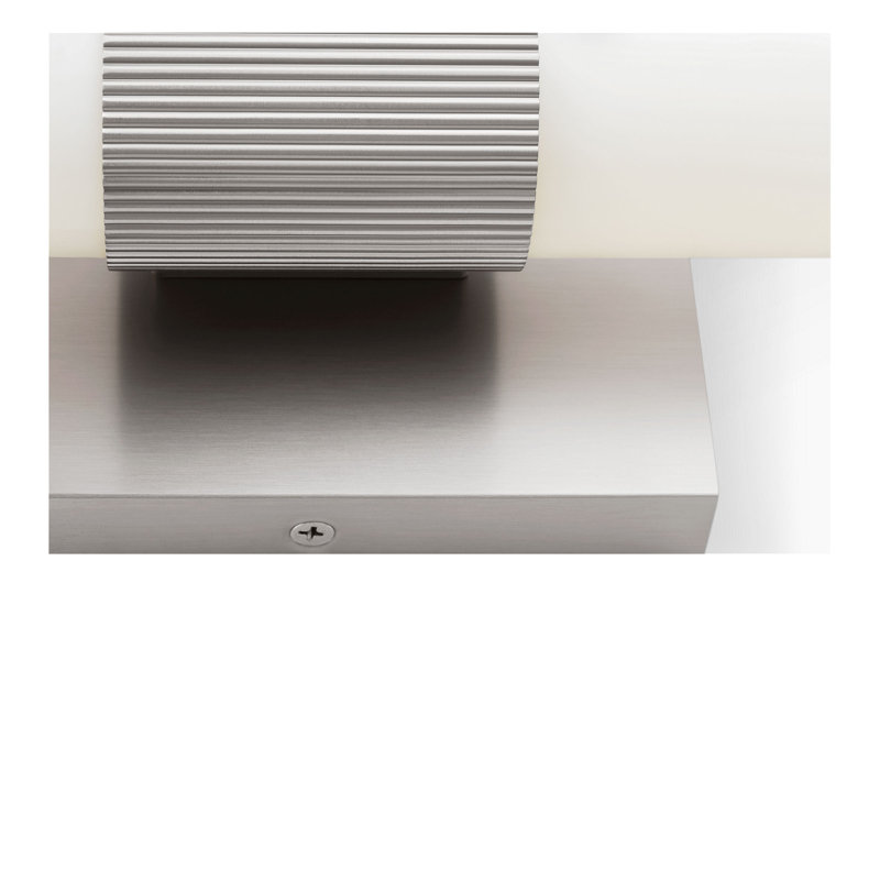 Sarco LED Vanity, Brushed Nickel, 4.5" H x 18" W x 3.9" D