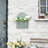Rustic Metal Wall Planter for Outdoor/Indoor Plants, Fresh & Faux Flower,Farmhouse Welcome Wall Mounted Planter-1179959286