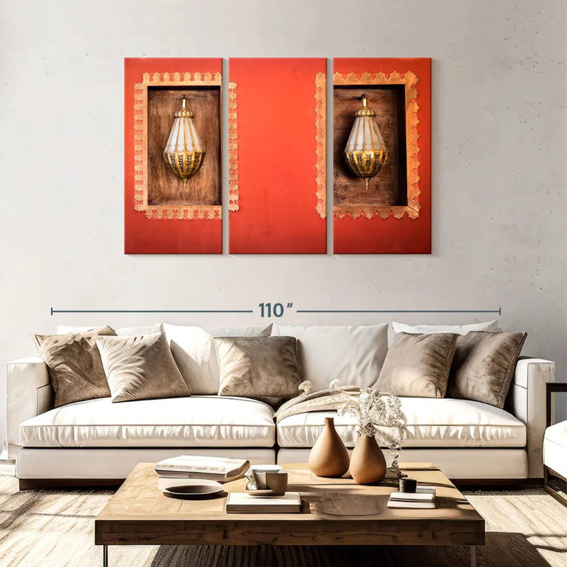 Kerner Moroccan Wall Lamps, 48" H x 74" W
