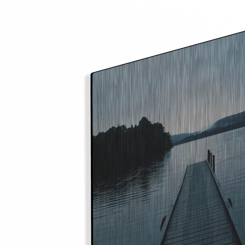 «Dock 3» par Photoinc Studio, art mural en métal, H 24 po x l 16 po
