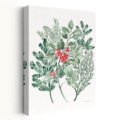 «Classic Christmas IV - Berries Christmas», art vert classique