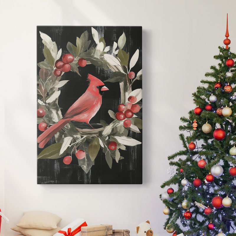 Art des Fêtes de Noël - Toile tendue avec châssis Cxxxii, H 36 po x l 24 po