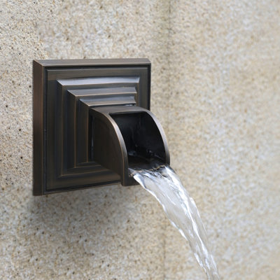 Handcrafted Brass Waterfall Fountain