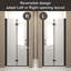 Porte de douche pliante en verre trempé