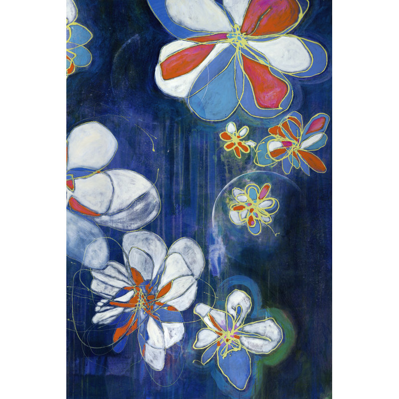 Night Blooms II by Jodi Fuchs - Wrapped Canvas Print, 122cm H x 81cm W