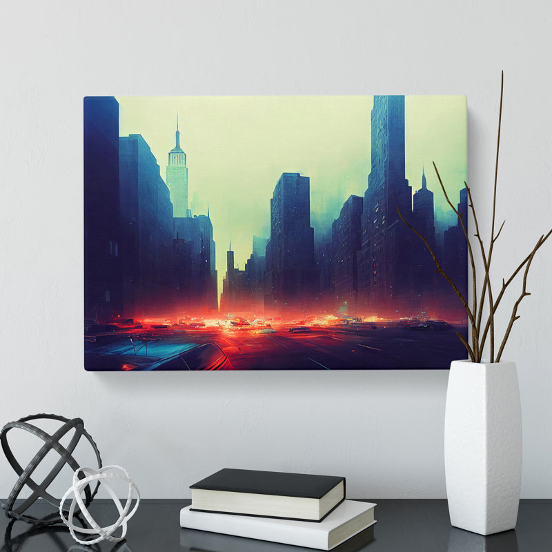 A New York City Skyline Vol.2 - Wrapped Canvas, 50cm H x 76cm W x 3cm D