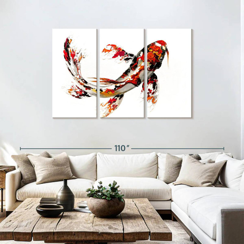 Poisson koi simple Brampt, H 48 po x l 74 po