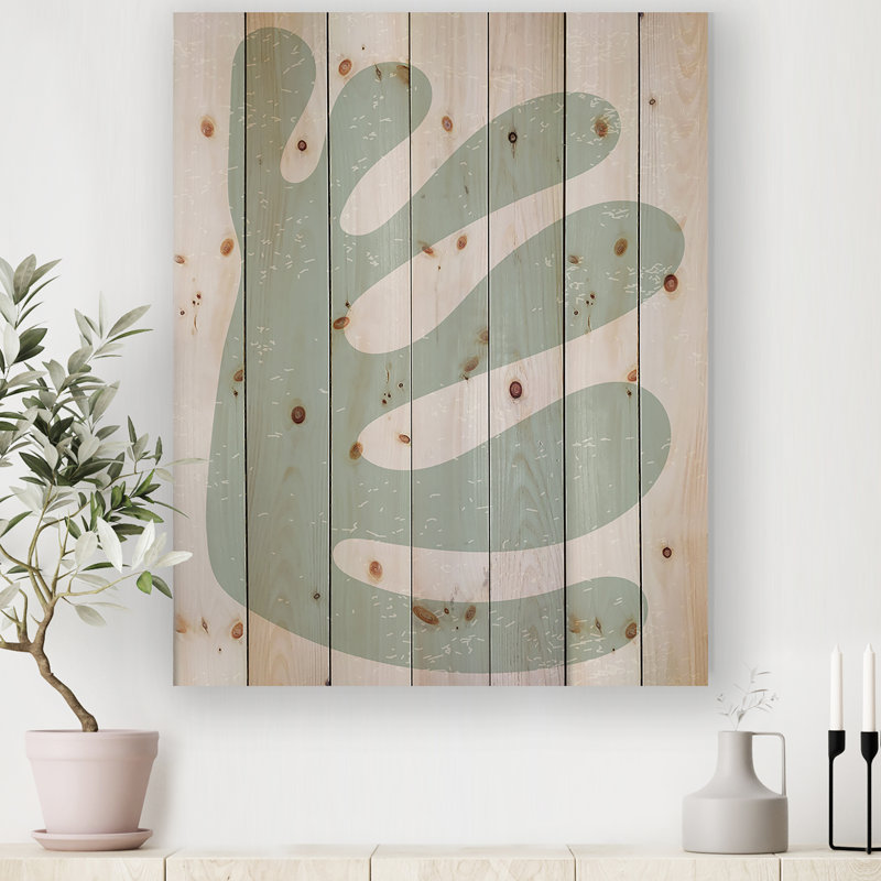 Compositions élémentaires et géométriques minimalistes XX XXXVI - impression sans cadre sur bois, H 40 po x l 30 po x 1,5 po