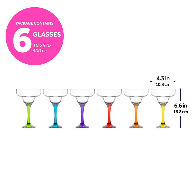 10oz. Margarita Glass Set