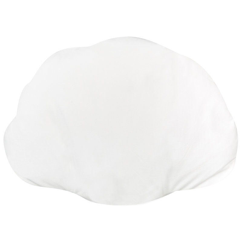 CONSOLIDA Novelty Throw Cushion, White