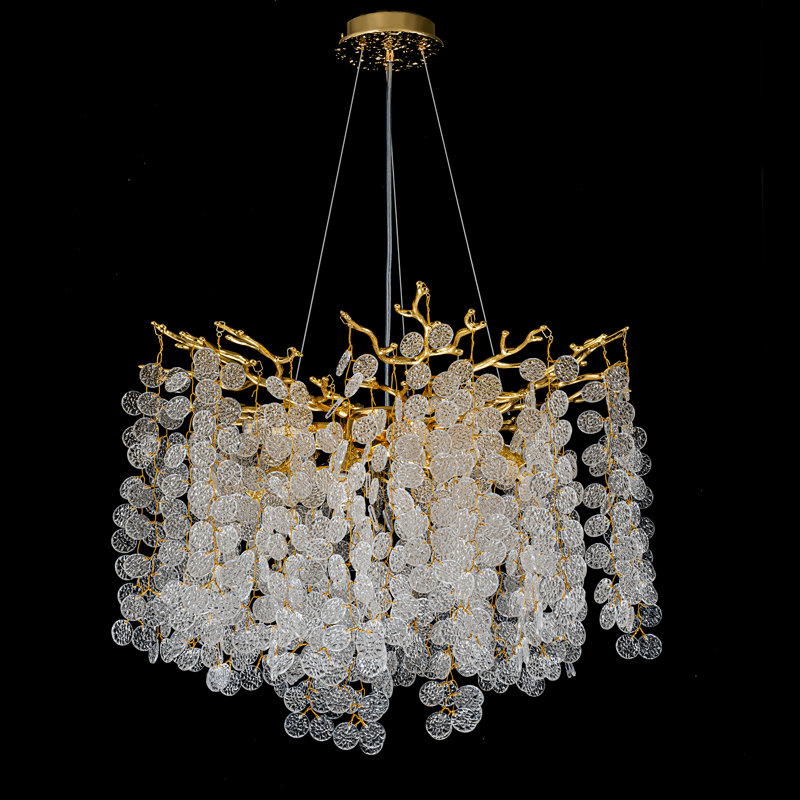 Lustre moderne unique à 8 lumières Gambrill
