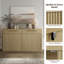 Cesiro 66.34'' Sideboard With 4 Doors And 2 Drawers-1010433814