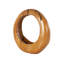 Sculpture brune en teck