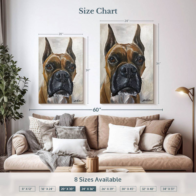 Brampt Boxer Kyleigh, 36" H x 24" W