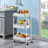 35.2'' H x 17.3'' W Utility Cart with Wheels-53007175