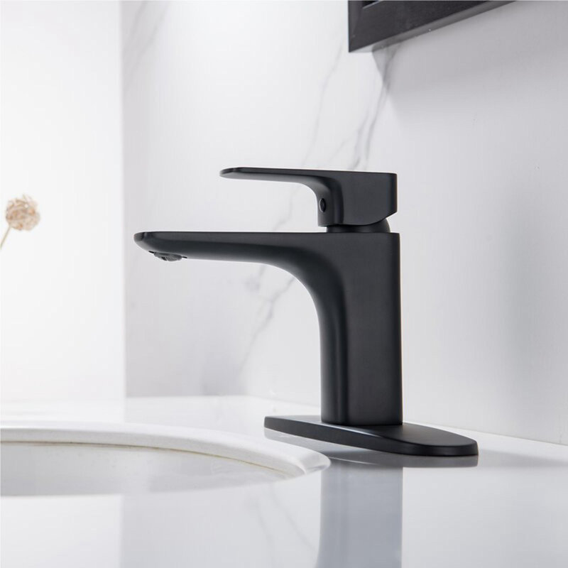 Robinet de salle de bain vasque, Noir mat