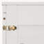 Lit escamotable Queen avec tiroir, prises et ports USB, blanc-1555581022