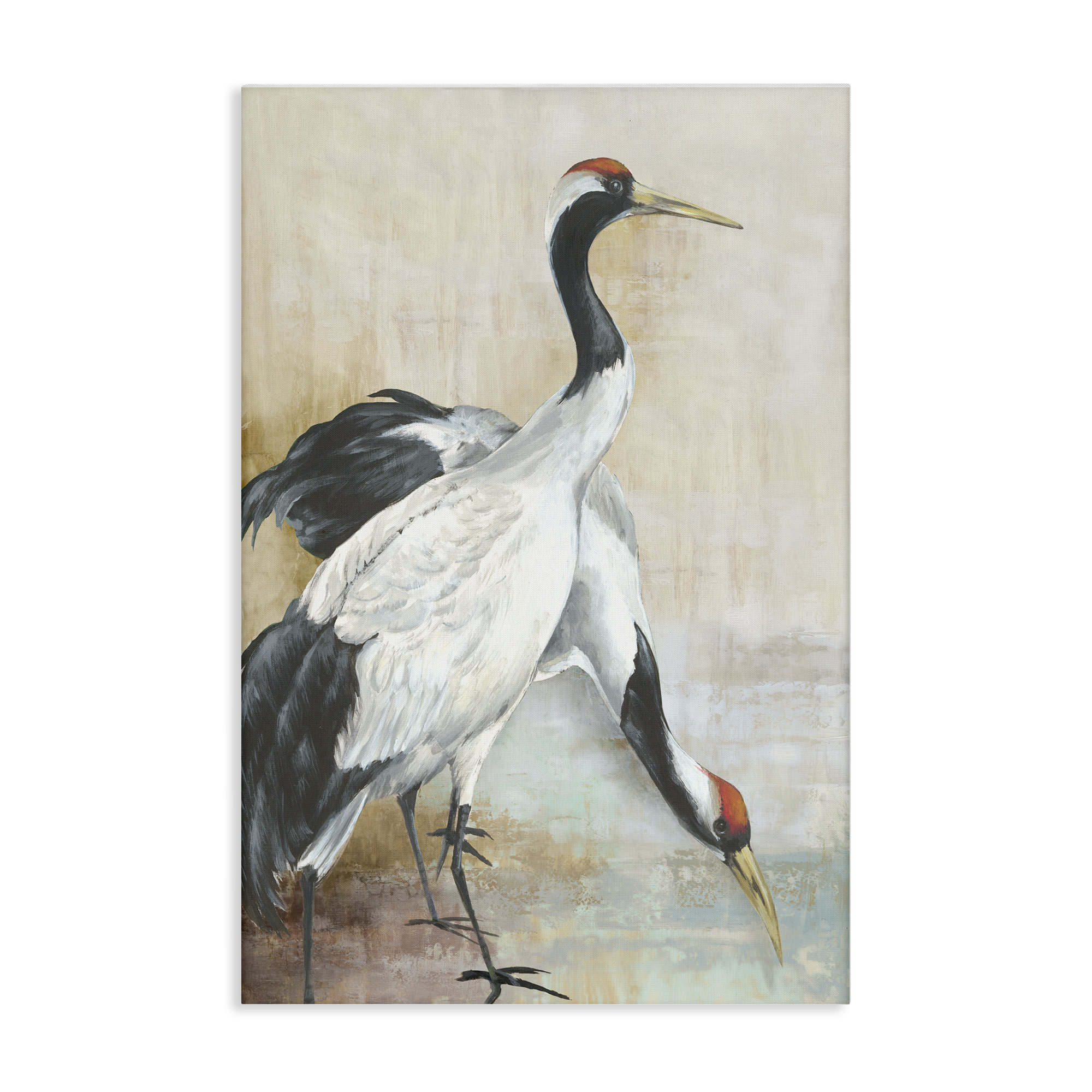 Winston Porter Crane Duo at Riverside Canvas Wall Art by Eli Jones ...