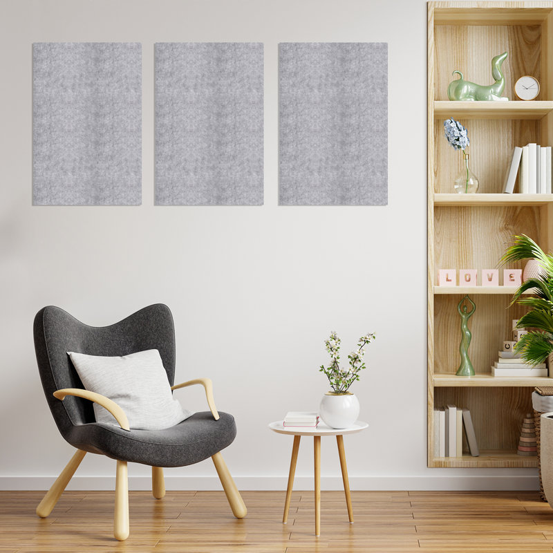 4 panneaux adhésifs rectangulaires insonorisants - Convient à la décoration intérieure