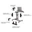 Eutropios Adjustable Metal Base Standing Desk-997234318-997239028