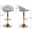Abigale Upholstered Adjustable Height Bar Stool-227979506