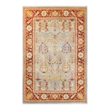 One-of-a-Kind 6'2" X 9'2" Hand Knotted Area Rug