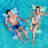Water Hammock Pool Floats - 2PACK Fabric Inflatable Pool Hammock Float Floaties  1 (Saddle  Chair Drifter) Lake Beach Floating  Swimming Pool Rafts Toys For Adults