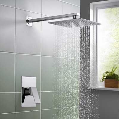 Système de douche cubique à pression équilibrée à fonction simple avec valve brute