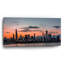 «Chicago Skyline Sunset» par Rich Monet, art mural en verre acrylique, 48 po x 24 po-132496620