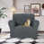 Tissu gris foncé