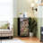 4 Drawer Dresser for Bedroom, Narrow Chest of Drawers, Wooden Top and Study Iron Frame 18"x37.5"-(WxH)