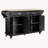 Cambridge Natural Wood Top Kitchen Island With Storage,Kitchen Cart,Coffee Station-1760090091