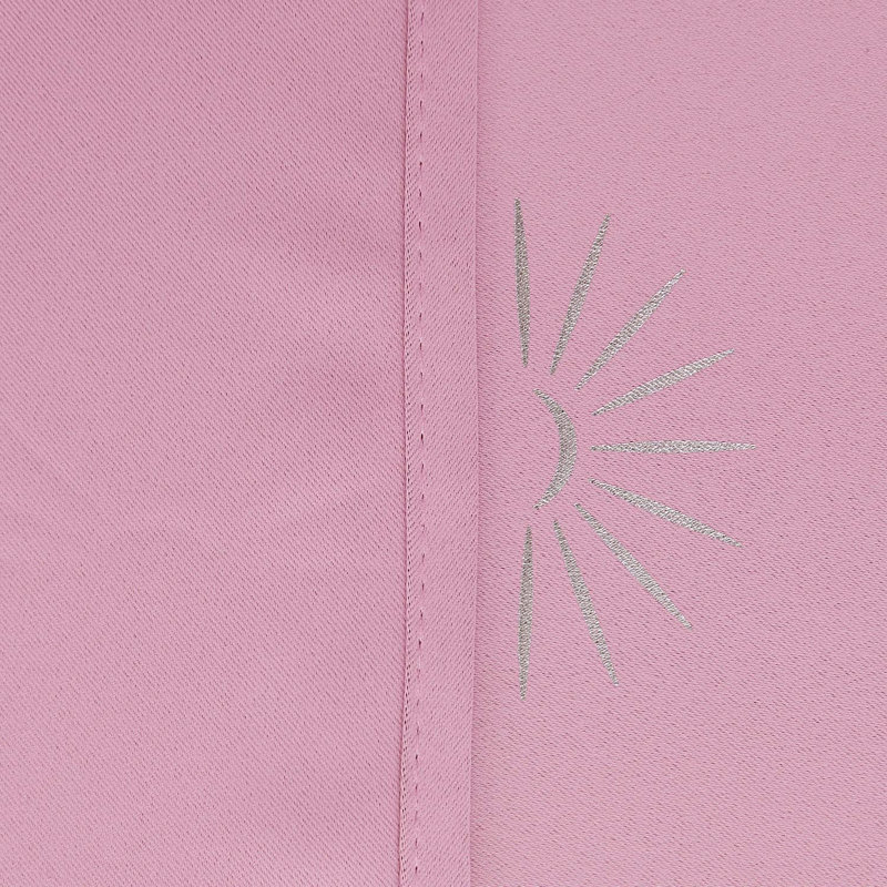 Blackout Curtain Pair, Dark pink, 117cm wide x 229cm high
