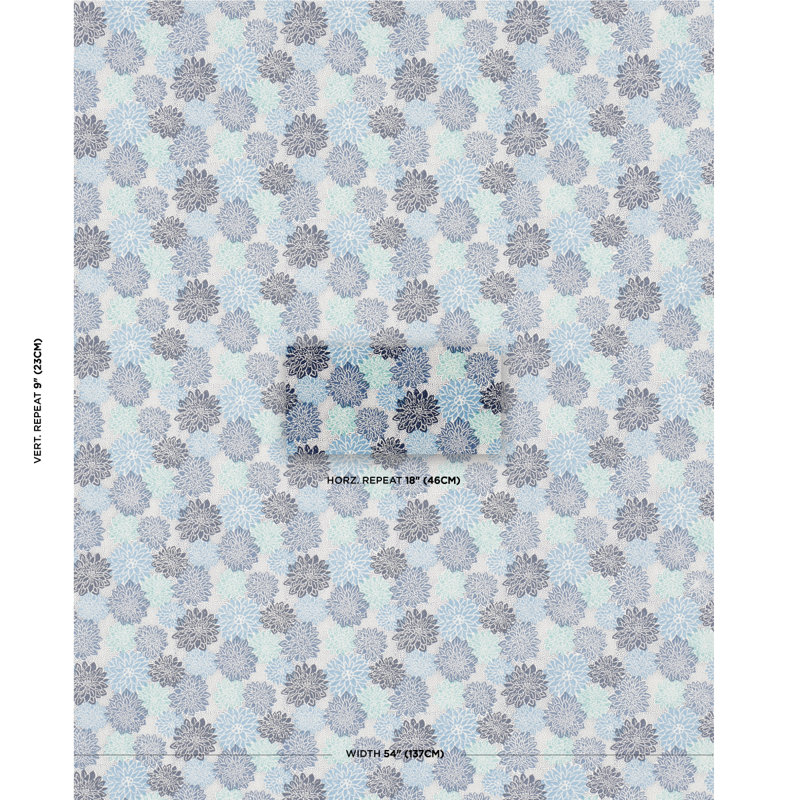 Tissu 100 % coton, Bleu