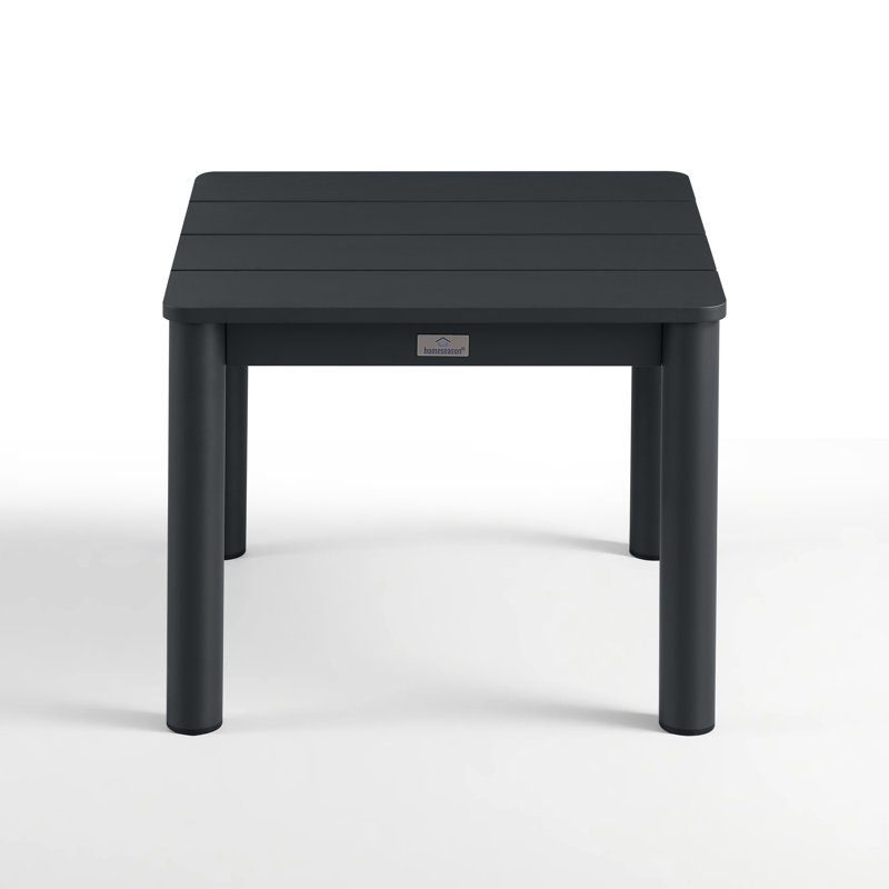 Fairmont Outdoor End Table, Slate Black