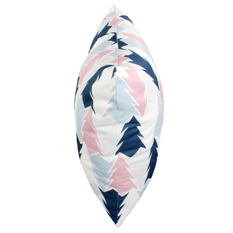  Coussin et insert Tree Square, Blanc / bleu
