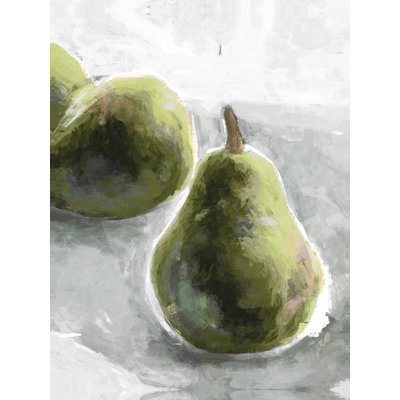 Light Pear Still Life - Impression sur toile tendue
