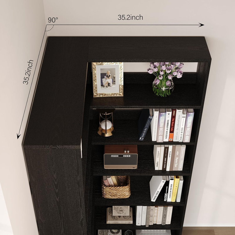 Edon Bookcase, Black