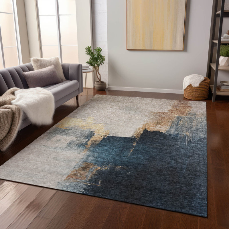 Tapis Chayil avec envers antidérapant, Rectangle 9' x 12'