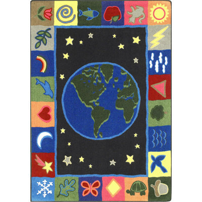 Tapis multicolore Éducatif Earthworks par Joy