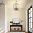6 - Light Dimmable Lantern Pendant Light with Industrial Metal Frames-1113030315