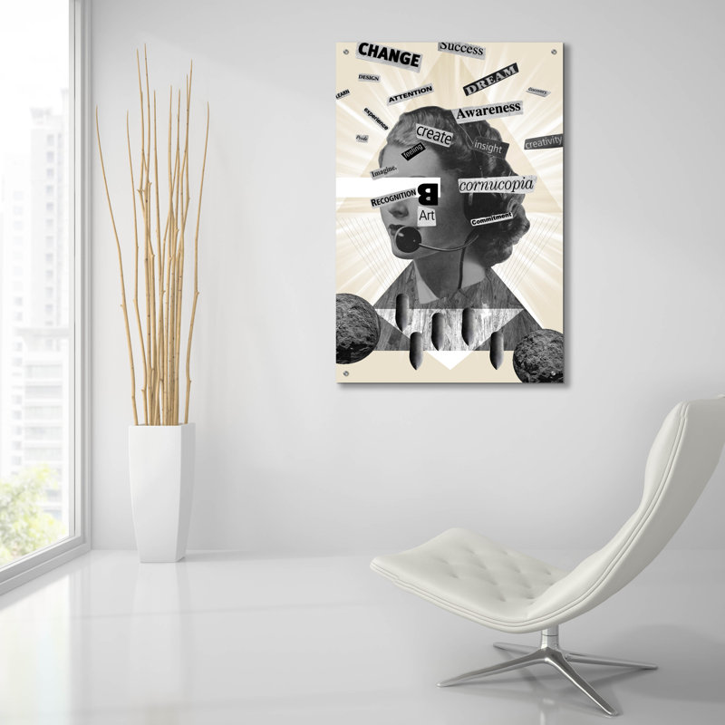 «Words Of Mass Destruction» par Elo Marc, H 36 po x l 24 po x P 0,2 po
