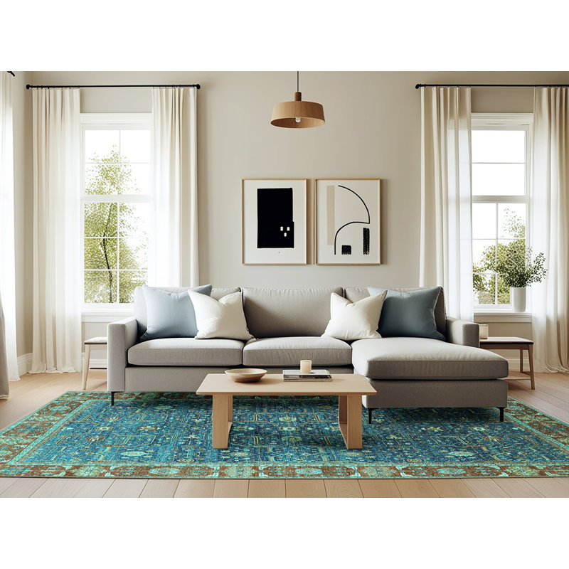 Moroccan Indoor Rug, Rectangle 6' x 9'