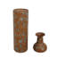 Ensemble de 3 grands vases de plancher en métal texturé - Vases à fleurs décoratifs modernes pour le salon (27,6, 22,8, 17,4 pouces)