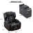Aguilera Power Recliner Chair with Multi-Functional Console Set, LED Light, Cup Holders, Free Pillows-1955284031