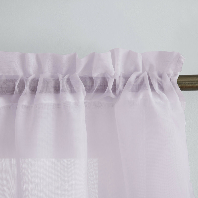 Rideau de cantonnière à niveaux Infinity, 55 po x 24 po, Mauve clair