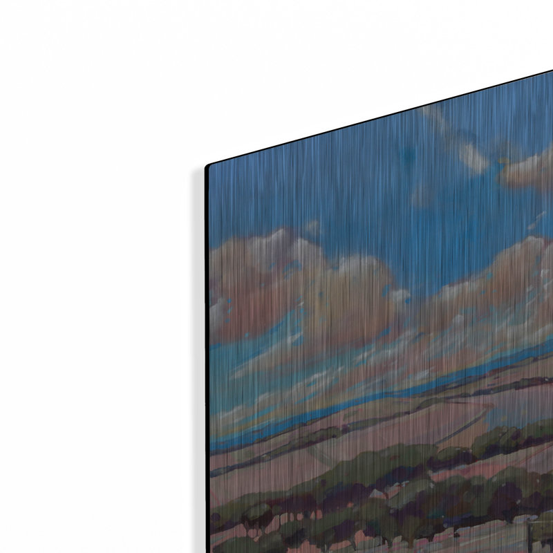  «Bethany Blueprint» par Belinda Wilson, art mural en métal, 24 po x 24 po, H 24 po x l 24 po