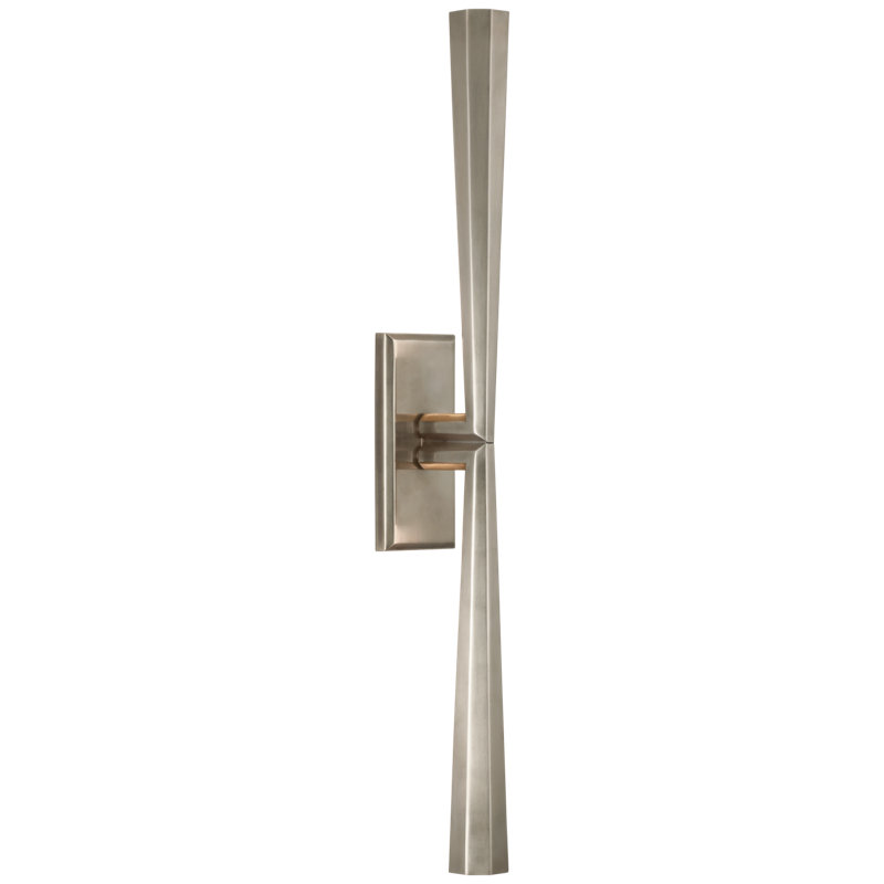 Thomas O'Brien Galahad Linear Sconce, Antique Nickel