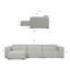 Rex 3 - Piece Modular Upholstered Chaise L-Sectional-98294390